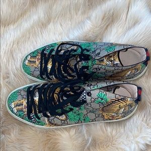 Gucci Men’s Major Tiger High Top Sneakers